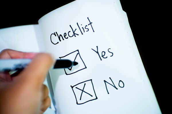 Contract Checklists for Automation
